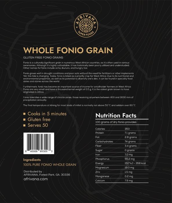 Fonio Grain - AFRIVANA