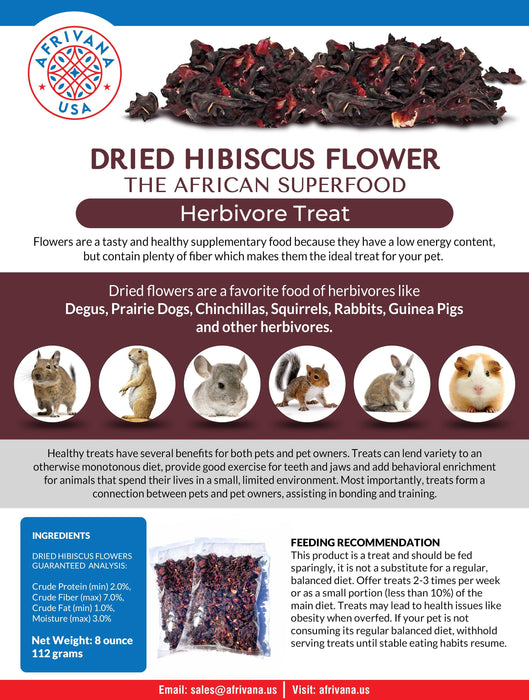 Hibiscus Flower (Hibiscus Sabdariffa, Sorrel, Bissap, Flor de Jamaica, Zobo) | AFRIVANA - Wholesale Bulk African Superfoods
