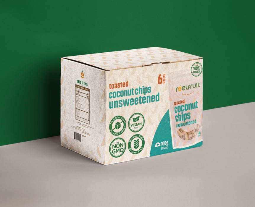 Unsweetened Coconut chips 3.5oz (Bulk)